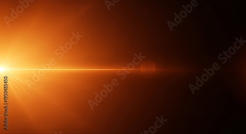 A stunning abstract background with a bright orange glow and dark background for creative designs