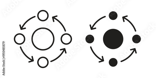 Procedure icon. Simple linear element illustration. Thin stroke sign can be used for web, mobile and UI.