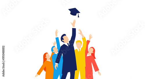 People Celebrating Graduation Day Together.