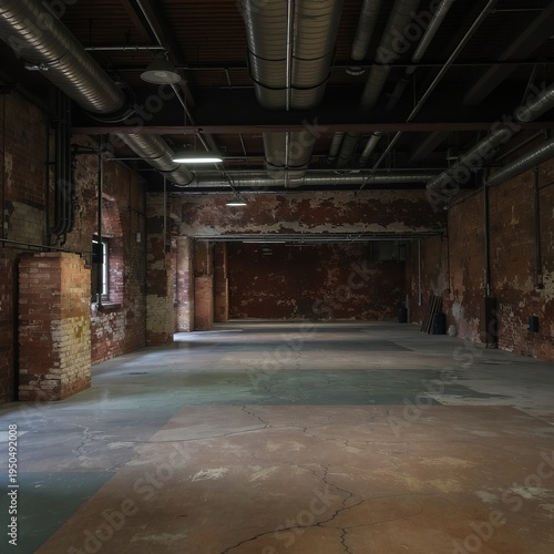 Industrial Exposed brick metal accents and industrial lighting