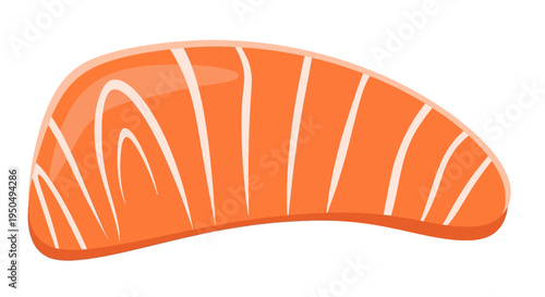Salmon Slice Icon