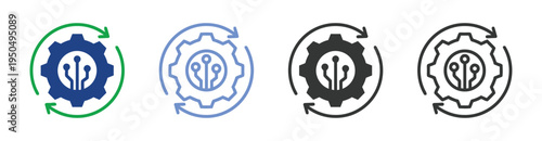 vector illustration of a set of arrows