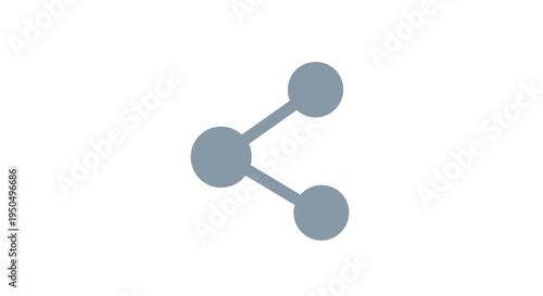 Abstract share icon symbol connecting network communication concept