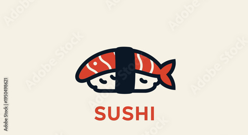 Cute Sushi Fish Icon
