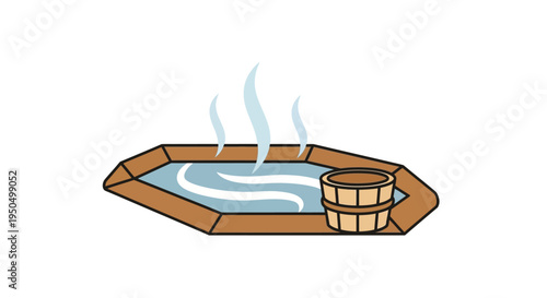 Steaming Hot Spring Bath