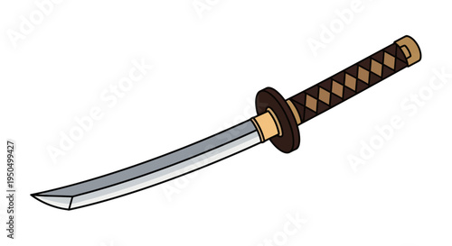 Japanese Katana Sword, Samurai Weapon, Traditional Japanese Sword