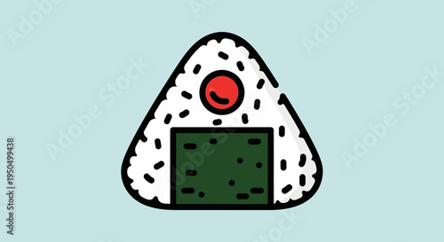 Japanese Onigiri Rice Ball with Nori