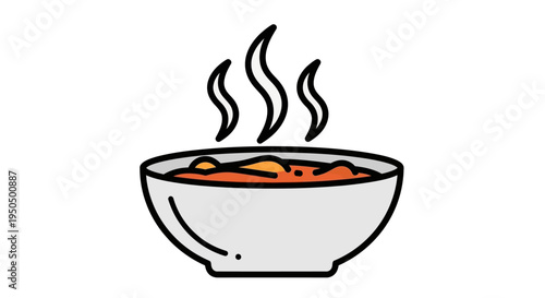Hot Soup Bowl Icon
