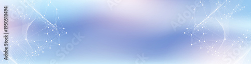 Global network connection banner design template. Header social network communication in the global business concept. Big data visualization. Internet technology