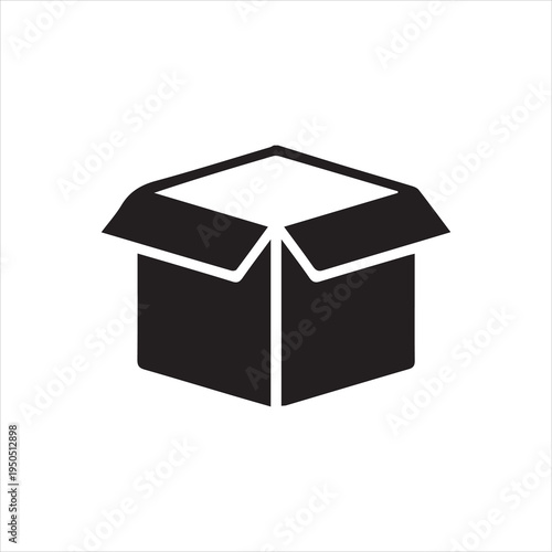  Packaging Box Icon - Flat Style Vector Image