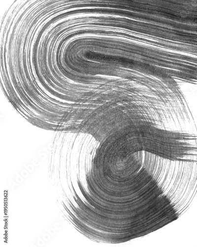 Abstract vector background. Black ink brush strokes, patterns, posters, cover.