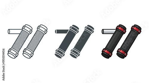 Set of Bicycle Grip Handlebar Covers