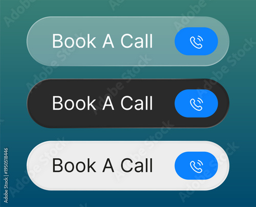 Book a call buttons for element call to action design