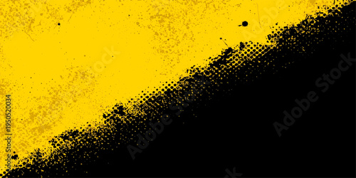 Abstract golden grunge background vector illustration featuring macro bubbles and liquid textures of cold beer or champagne with a yellow paint design
