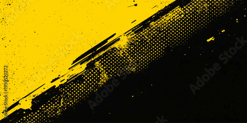 Abstract orange and gold grunge metal background with a halftone square pattern and light vector texture for a digital music disco backdrop