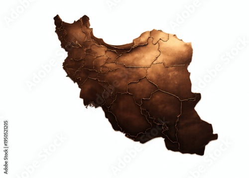 Suitable for educational materials, presentations, infographics, and geographic publications. Great for learning about irans topography and geography visually.