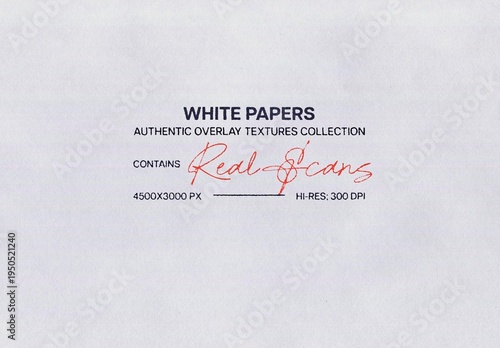 White Paper Texture Overlays