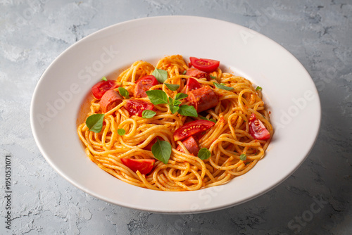 Sausage pasta - octopus spa...