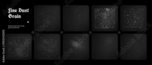 Fine Dust Grain Texture Pack Subtle Micro Dust Noise Overlay Minimal Black and White Texture Set of 9