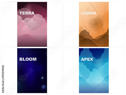 Primary Color Geometric Abstract Banner Background