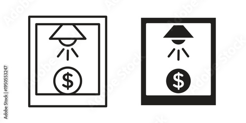 Business incubator icon concept. Simple solid style. line stroke icons