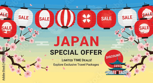 Japan Travel Special Offer: Cherry Blossoms, Lanterns, and Discounted Packages