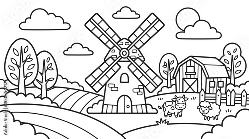 Sheep standing in green grass field.