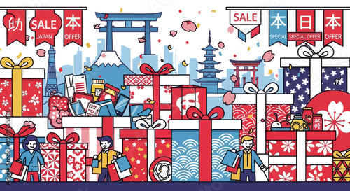 Japan Sale Offer: Festive Gifts, Iconic Landmarks, Cherry Blossoms, Shopping