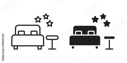 Clean Room icon concept. Simple solid style. line stroke icons