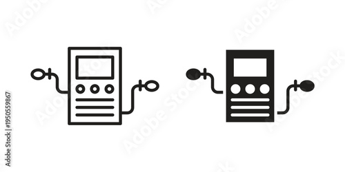 Dialysis icon concept. Simple solid style. line stroke icons