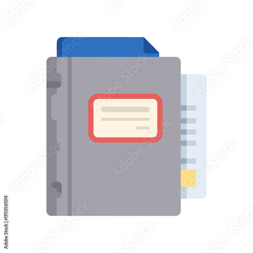 Modern electrical panel with blank label slot for customization and safety marking