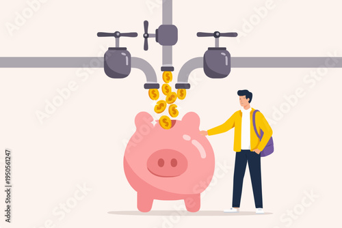 Money Flow Into Savings