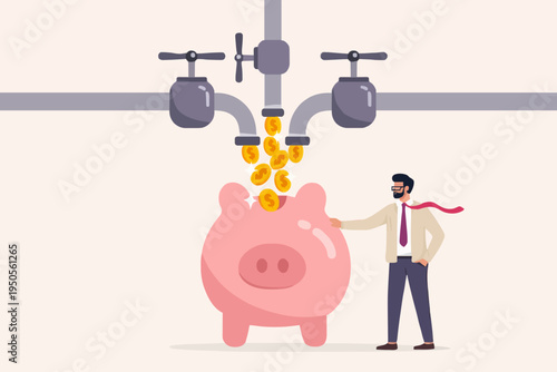 Money Flow Into Savings