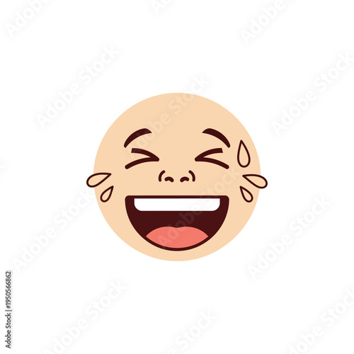 Laughing Emoji with Tears of Joy.