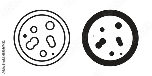 Leukemia icon concept. Simple solid style. line stroke icons