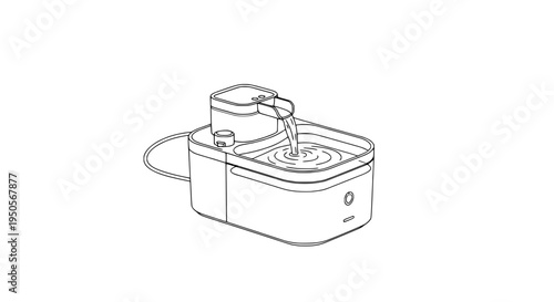 Water purifier with built-in filter and spout for clean drinking water featuring purification system, hydration, faucet