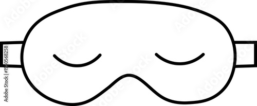 A sleeping mask