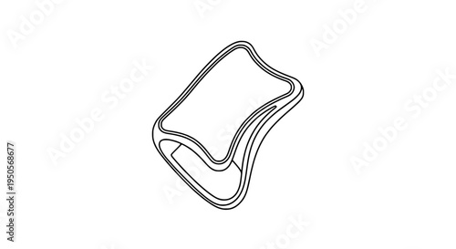 Socks minimalist line drawing with smooth curves and simple outline featuring footwear, clothing, fashion with