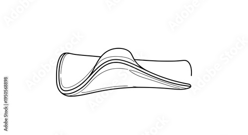 Knife tactical combat with double-edged blade and sleek handle design featuring illustration, vector, line art with