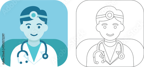 Doctor Avatar Healthcare Medical Professional Illustration