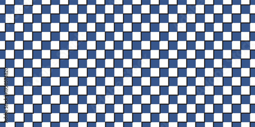 Lumberjack plaid seamless pattern. Vector illustration. Blue color. Textile template.