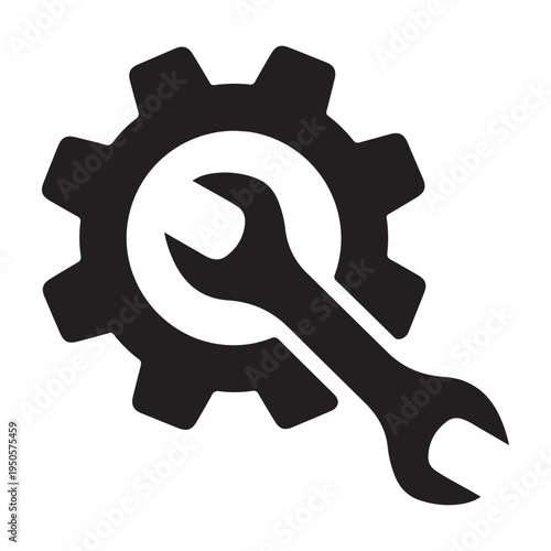Service Gear Wrench Icon