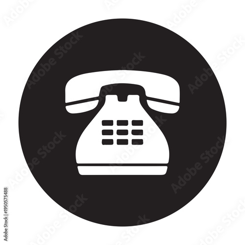 Vintage Telephone Icon