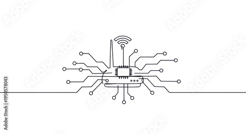 Circuit Board Spider Web.