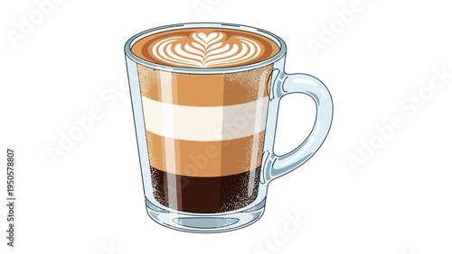 Glass Mug Coffee Drink.