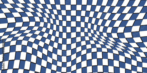 Lumberjack plaid seamless pattern. Vector illustration. Blue color. Textile template.