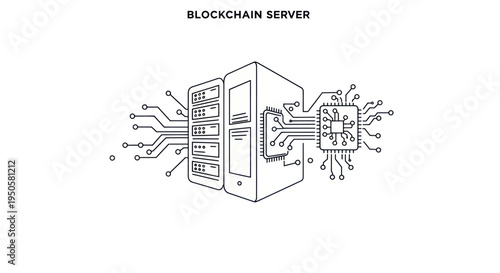 Blockchain Server Computer System.