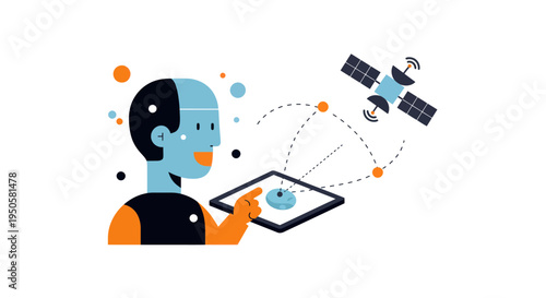 Robot Using Tablet Computer.