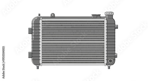 Car Intercooler Automotive Part.