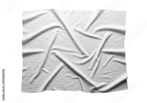 Intricate knitted or woven fabric with geometric patterns and folds